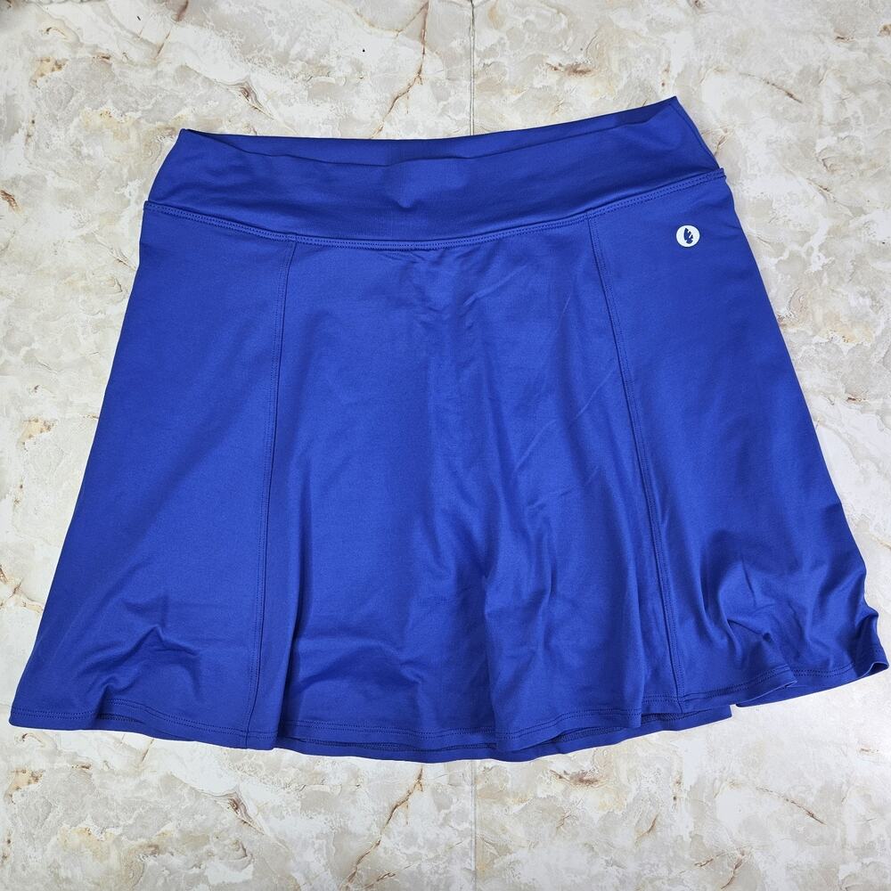 DONA JO SZ 3 - XL Womens Golf Tenis Skirt Skort Flare Royal Blue